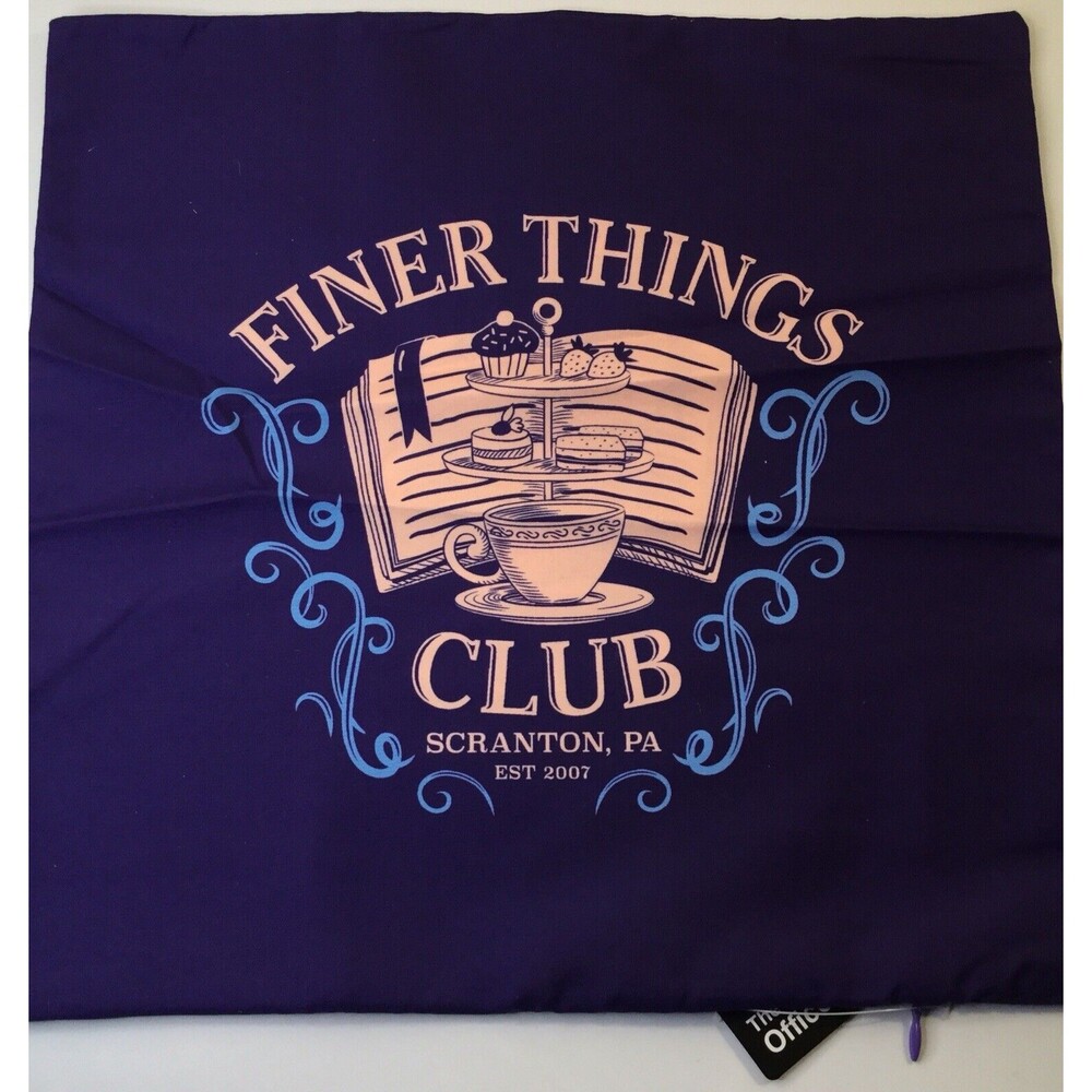 The Office Finer Things Club Decorative Pillow Case Cover Culturefly Sub Box Exc